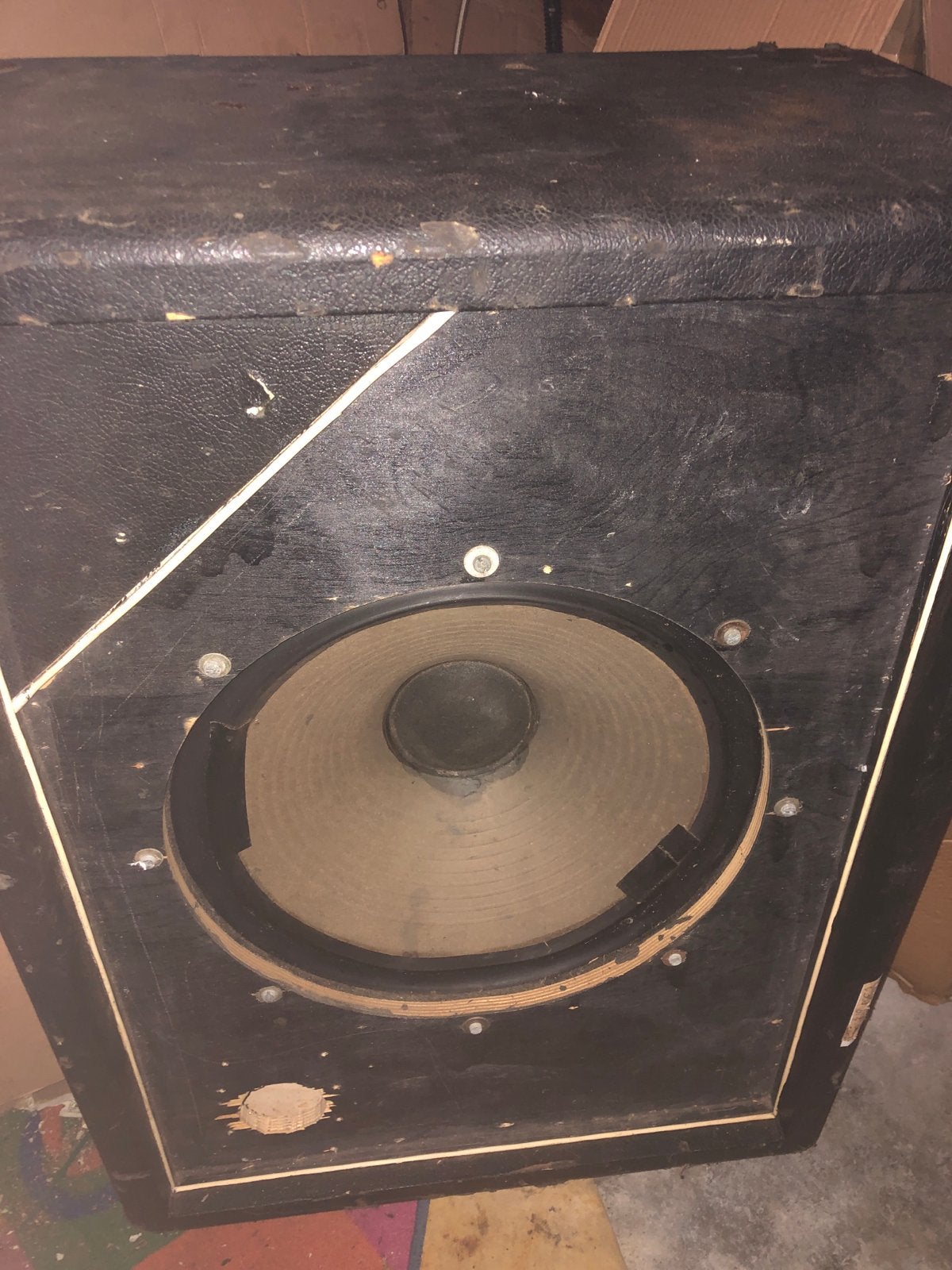 Marshall 1965 Bass Cab Celestion 100 Watt Speaker, Gebruikt, Overige typen, 60 tot 120 watt, Ophalen