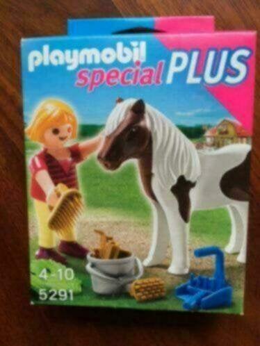 Paard/pony Playmobil 5291 Special PLUS compleet IZG, Complete set, Ophalen of Verzenden, Zo goed als nieuw, Figuren