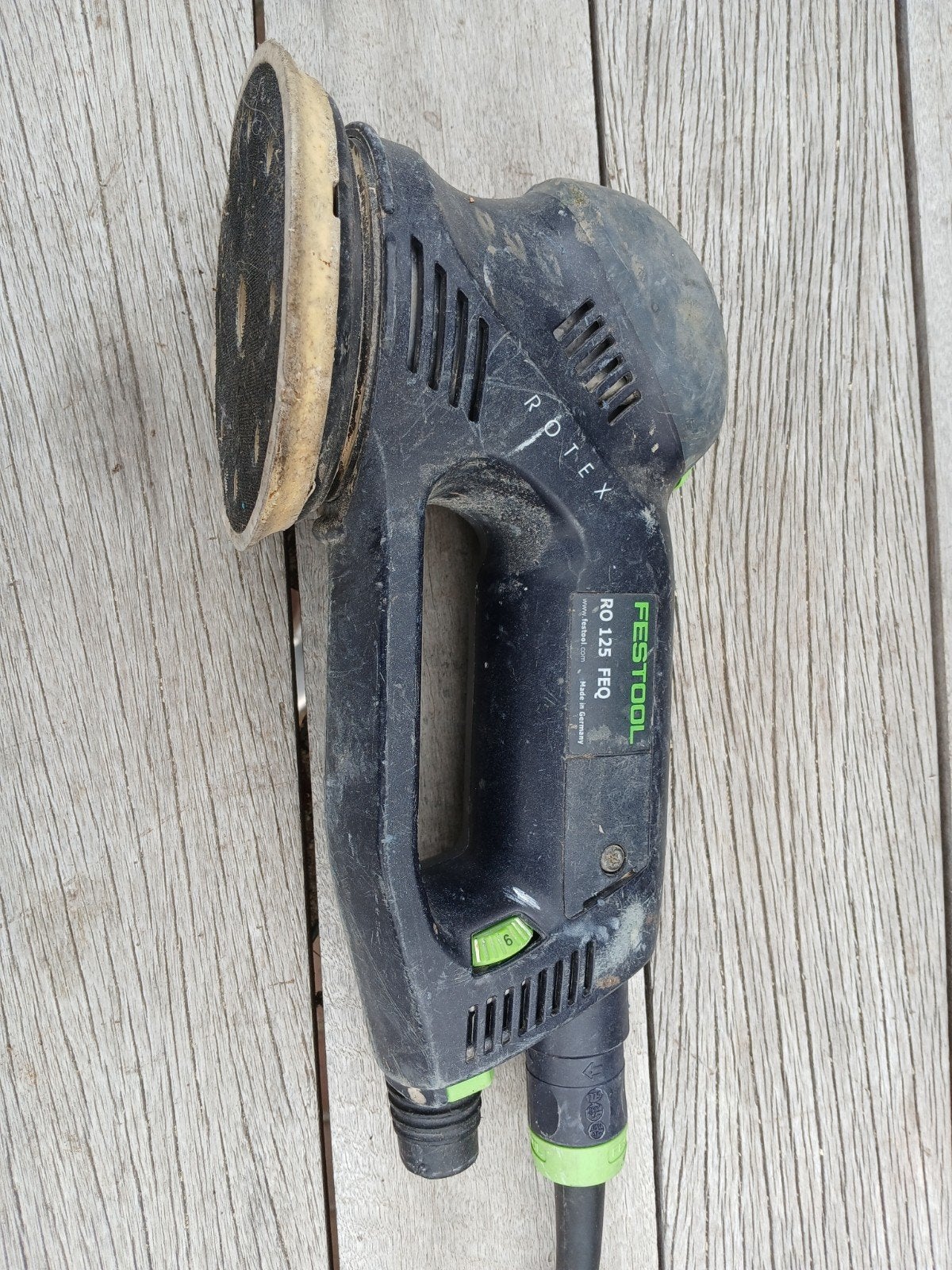 Festool Festo RO 125 FEQ excentrische schuurmachine, Doe-het-zelf en Verbouw, Gereedschap | Schuurmachines, Ophalen of Verzenden