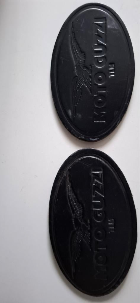 Moto guzzi  leren emblemen logo patch, Ophalen of Verzenden, Koningin Beatrix