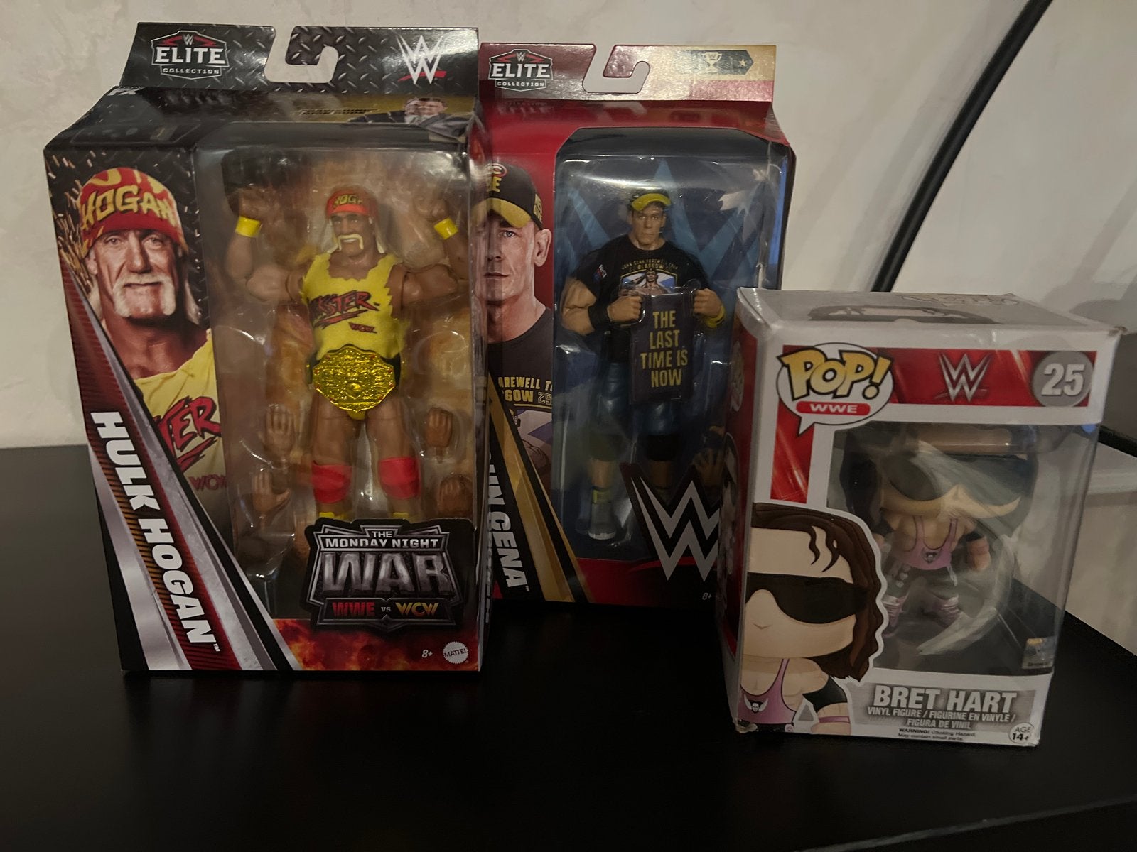 WWE Actiefiguren: Hulk Hogan, John Cena & Bret Hart Funko Po, Ophalen of Verzenden, Nieuw