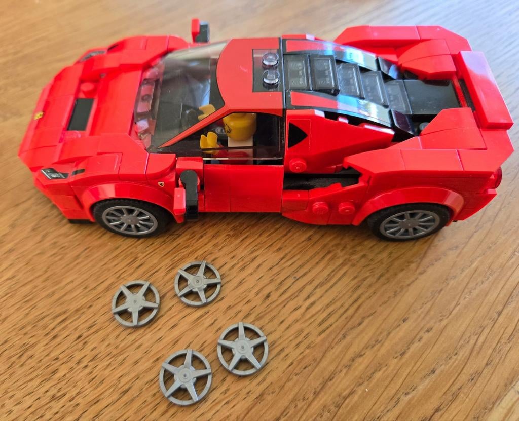 LEGO Speed Champions Ferrari F8 Tributo (76895), Kinderen en Baby's, Speelgoed | Duplo en Lego, Lego, Zo goed als nieuw, Complete set