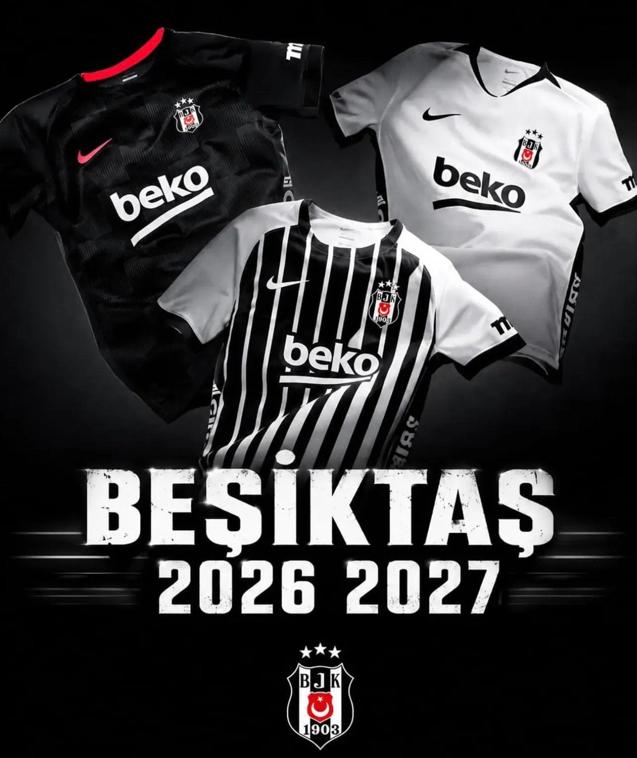 Beşiktaş shirt 2026/2027 - ALLE MATEN, Sport en Fitness, Voetbal, Maat XL, Ophalen, Zo goed als nieuw, Shirt