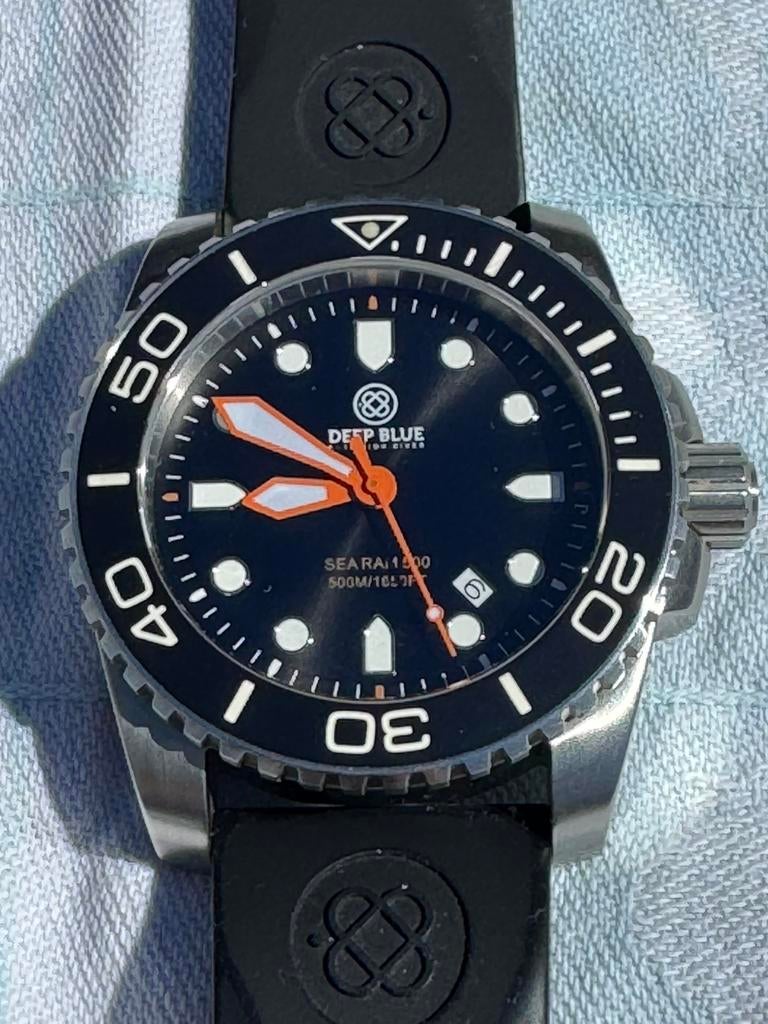 Deep Blue Sea Ram 500 Duikhorloge - Full Set, Sieraden, Tassen en Uiterlijk, Horloges | Heren, Overige merken, Gebruikt, Staal