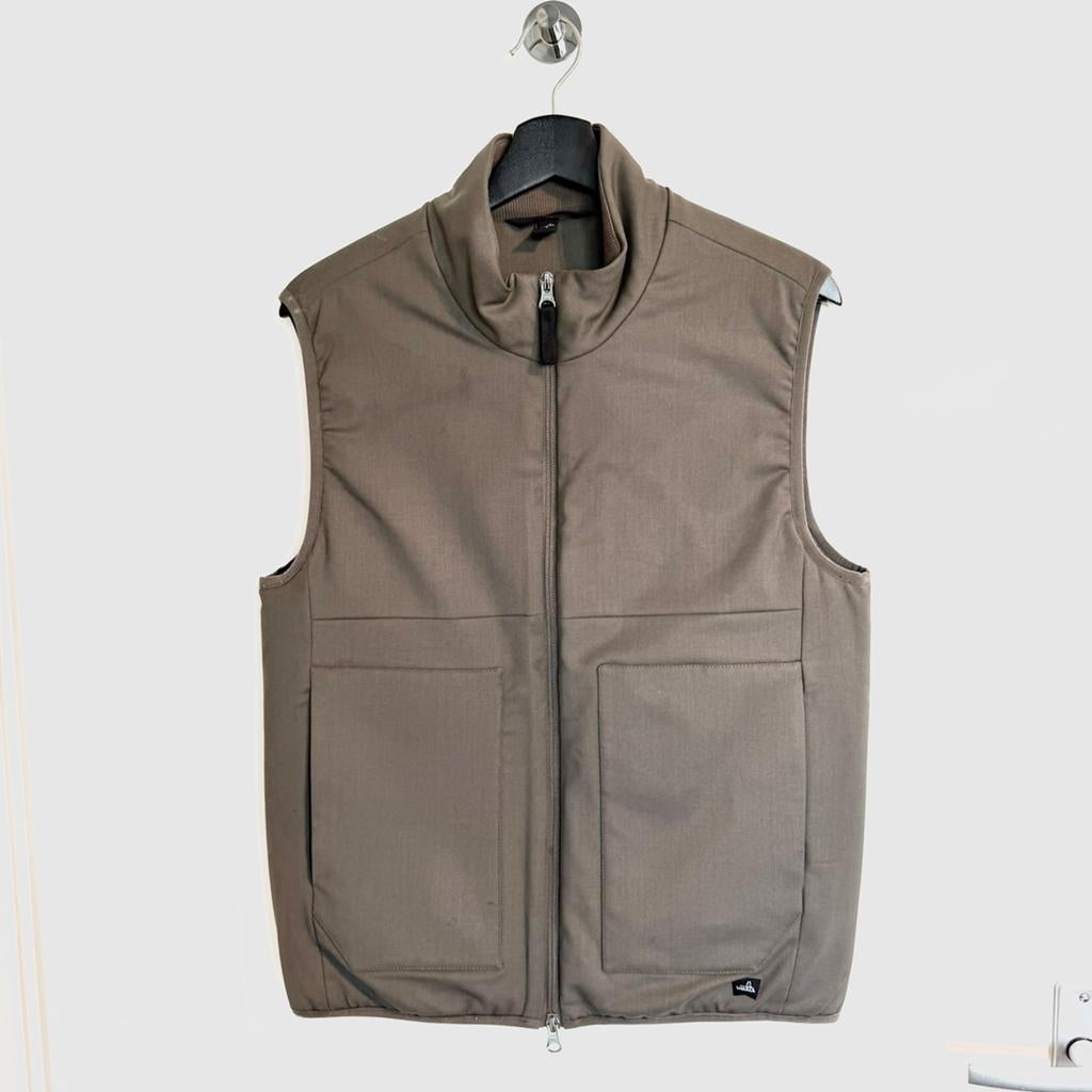 Wahts bodywarmer + broek maat s taupe bruin, Ophalen of Verzenden, Zo goed als nieuw, Maat 46 (S) of kleiner, Bruin