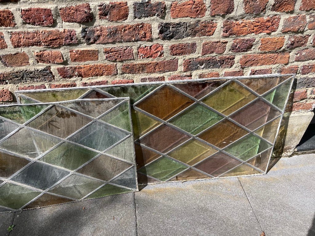glas in lood 3 ramen, Ophalen