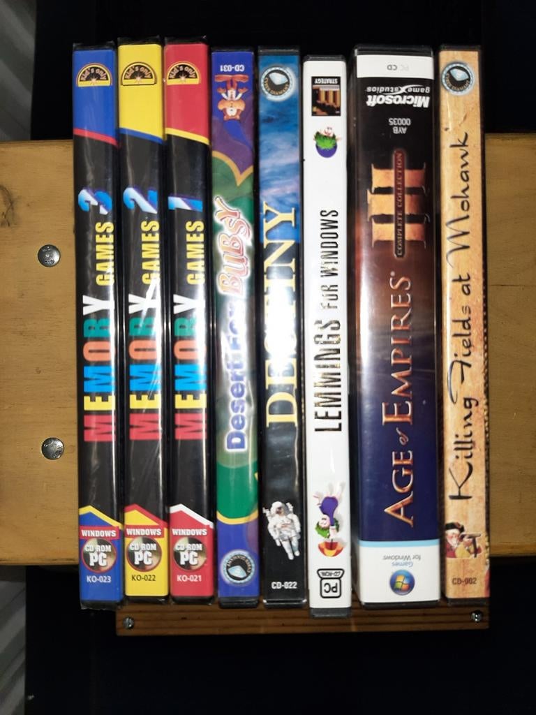 PC Games: Memory Games, Age of Empires III, Lemmings, Spelcomputers en Games, 1 speler, Ophalen of Verzenden, Zo goed als nieuw