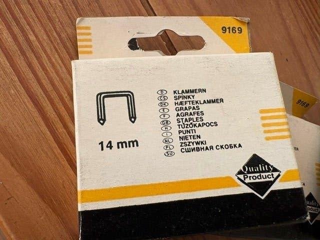 krammen voor nietmachine, Nieuw, Ophalen of Verzenden, Spijkers, Minder dan 50 mm