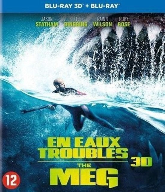 Meg 3D - 2 disc - Bluray + 3D Bluray, Avontuur, Engels, Verzenden, Nederlands
