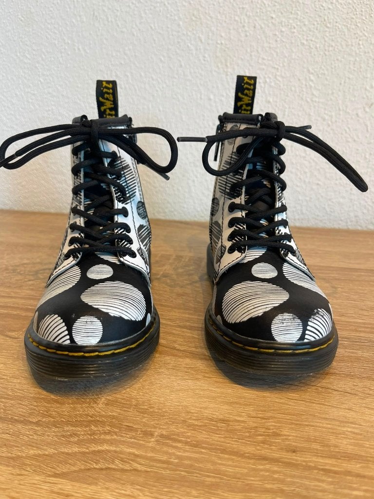 Dr. Martens Polka Dot maat 28 met handige zij rits, Gebruikt, Dr. Martens, Meisje, Schoenen
