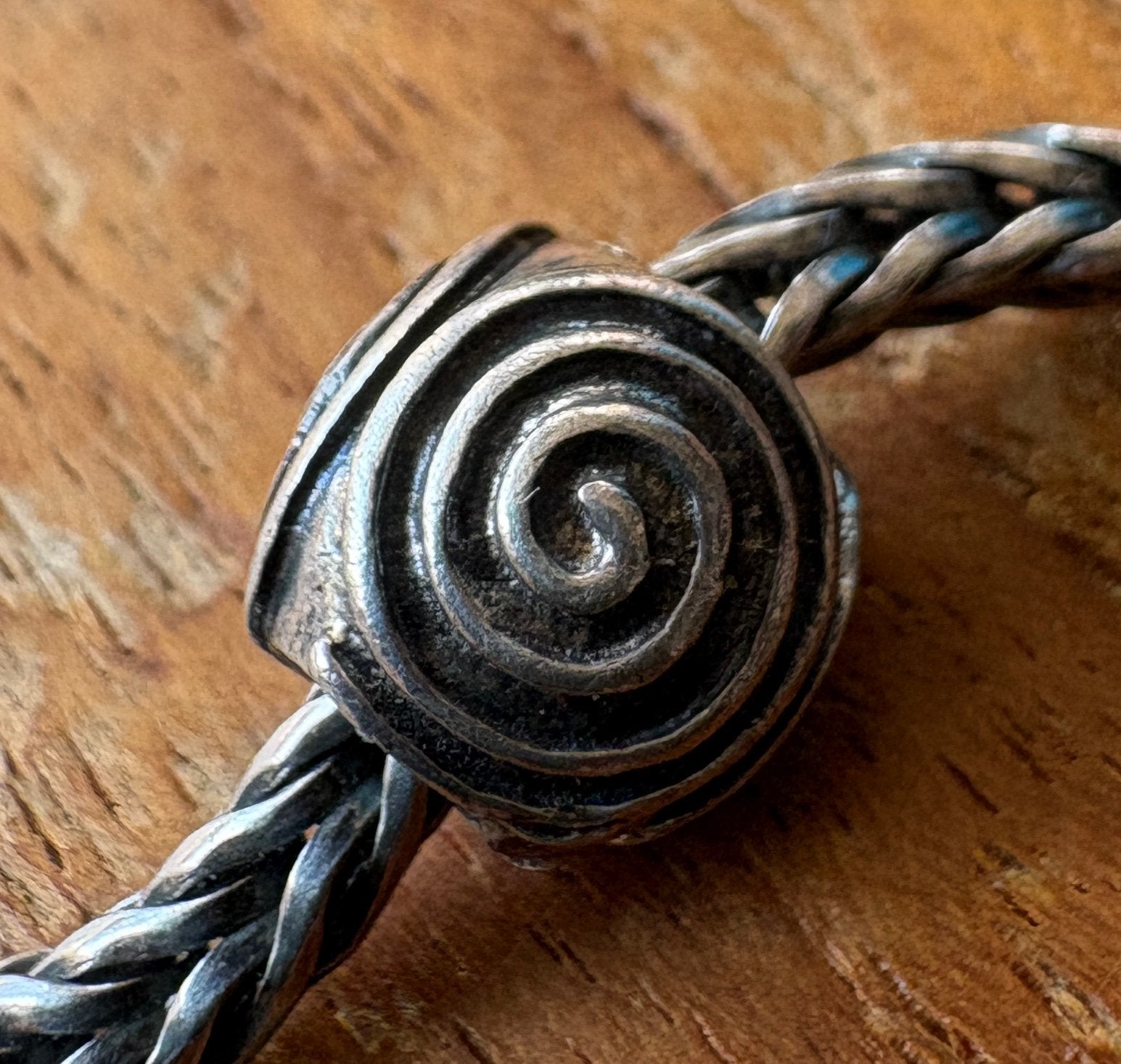 Trollbeads Spiraal Retired NIEUW, Verzenden, Nieuw, Zilver, Trollbeads