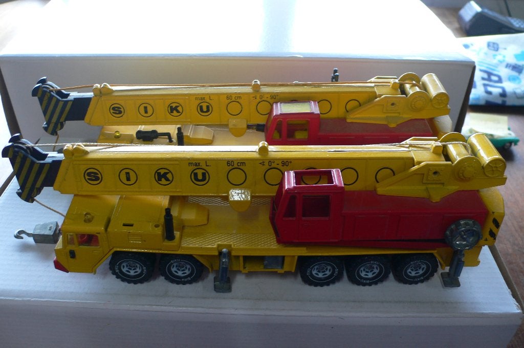 siku auto kraan -een goed andere voor verbouwing-KOOPJE-1/50, Verzenden, Gebruikt, Hijskraan, Tractor of Landbouw, SIKU