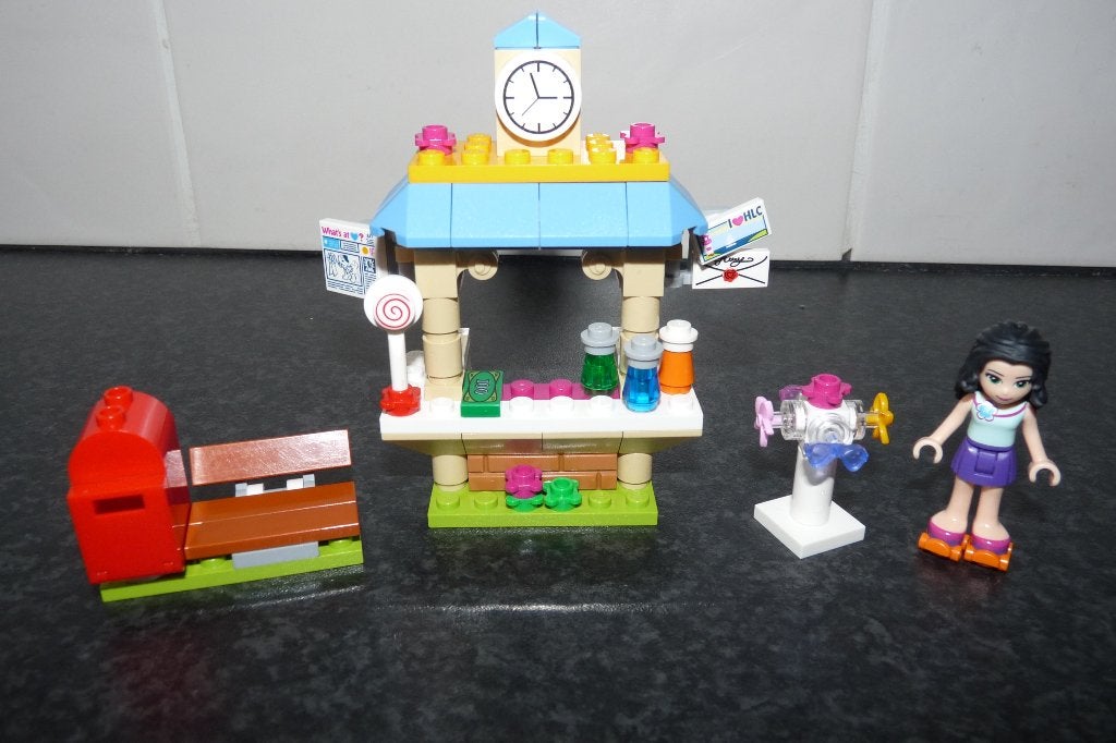 z.g.a.n Lego Friends 41098 Emma's toeristenkiosk, Lego, Compleet, Friends, Ophalen of Verzenden