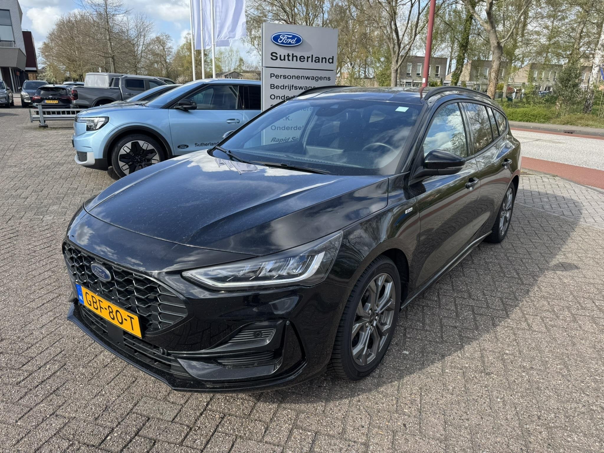 Ford Focus Wagon 1.0 EcoBoost Hybrid ST Line | SCI | 125pk |, Gebruikt, Euro 6, Zwart, Origineel Nederlands