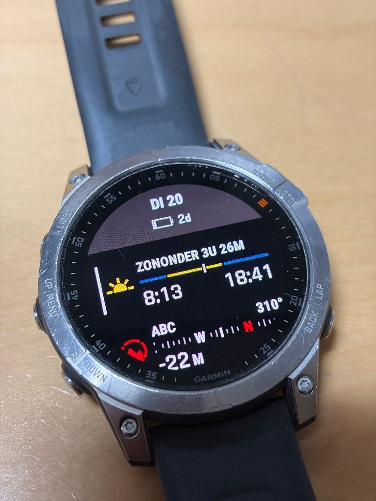 Garmin Epix (Gen 2) 47 mm. (GPSinruil-200), Gebruikt, Stappen, Zwart, Garmin