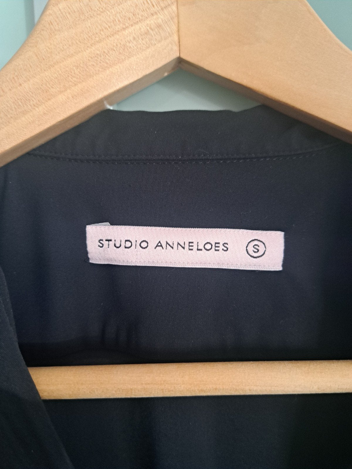 Mooi zwarte jumpsuit Studio Anneloes maat S, Ophalen of Verzenden, Zo goed als nieuw, Maat 38/40 (M), Zwart