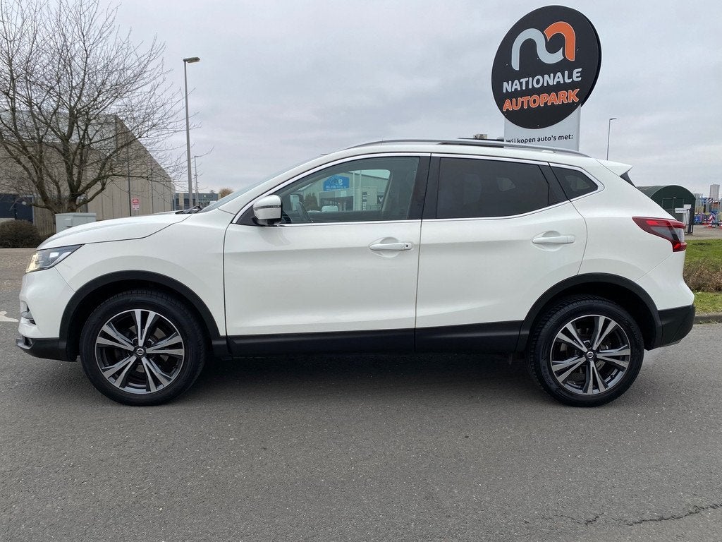 Nissan Qashqai 2018 * 1.2 N-Connecta * AUTOMAAT * LED * 360, Auto's, Nissan, Gebruikt, 4 cilinders, 116 pk, Wit