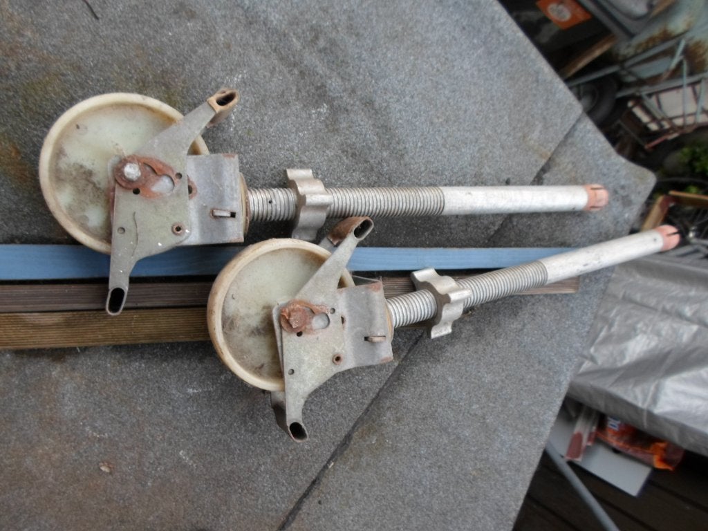 steigerwielen (aluminium), Ophalen, Gebruikt