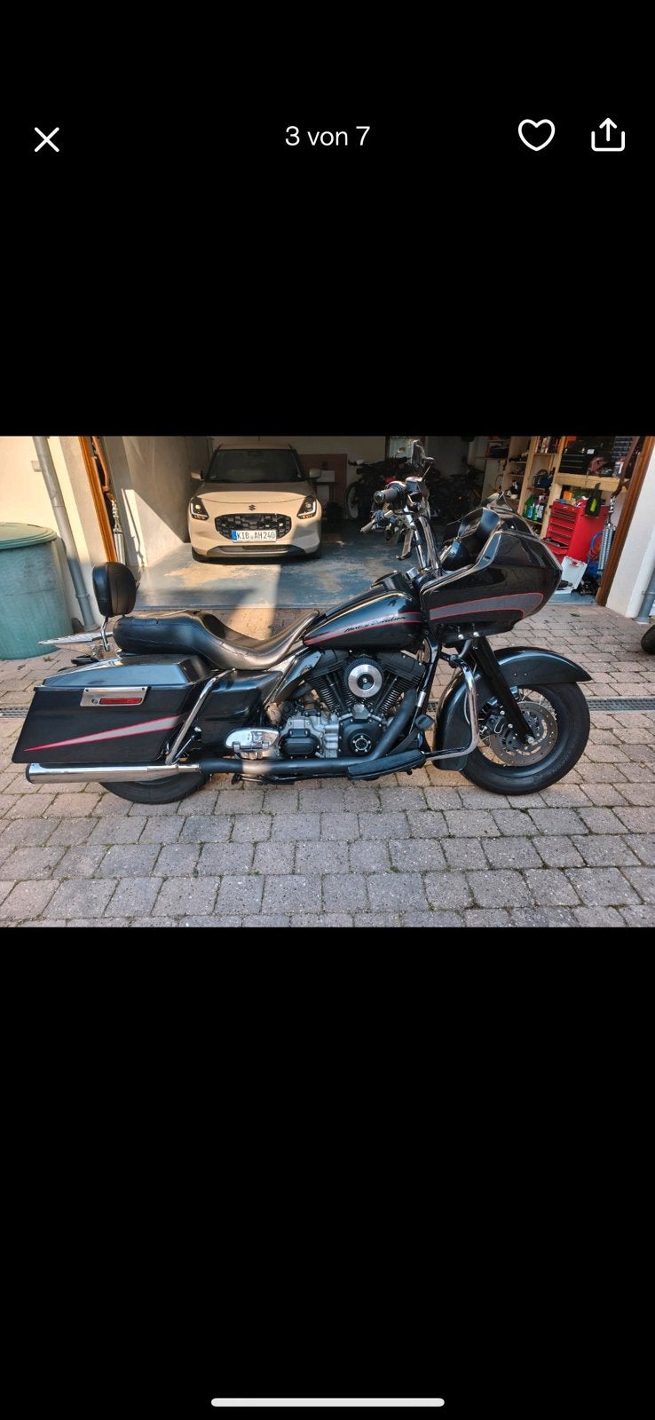 Harley davidson roadglide/streetglide zadel met sissybar, Motoren, Onderdelen | Harley-Davidson, Ophalen of Verzenden, Gebruikt