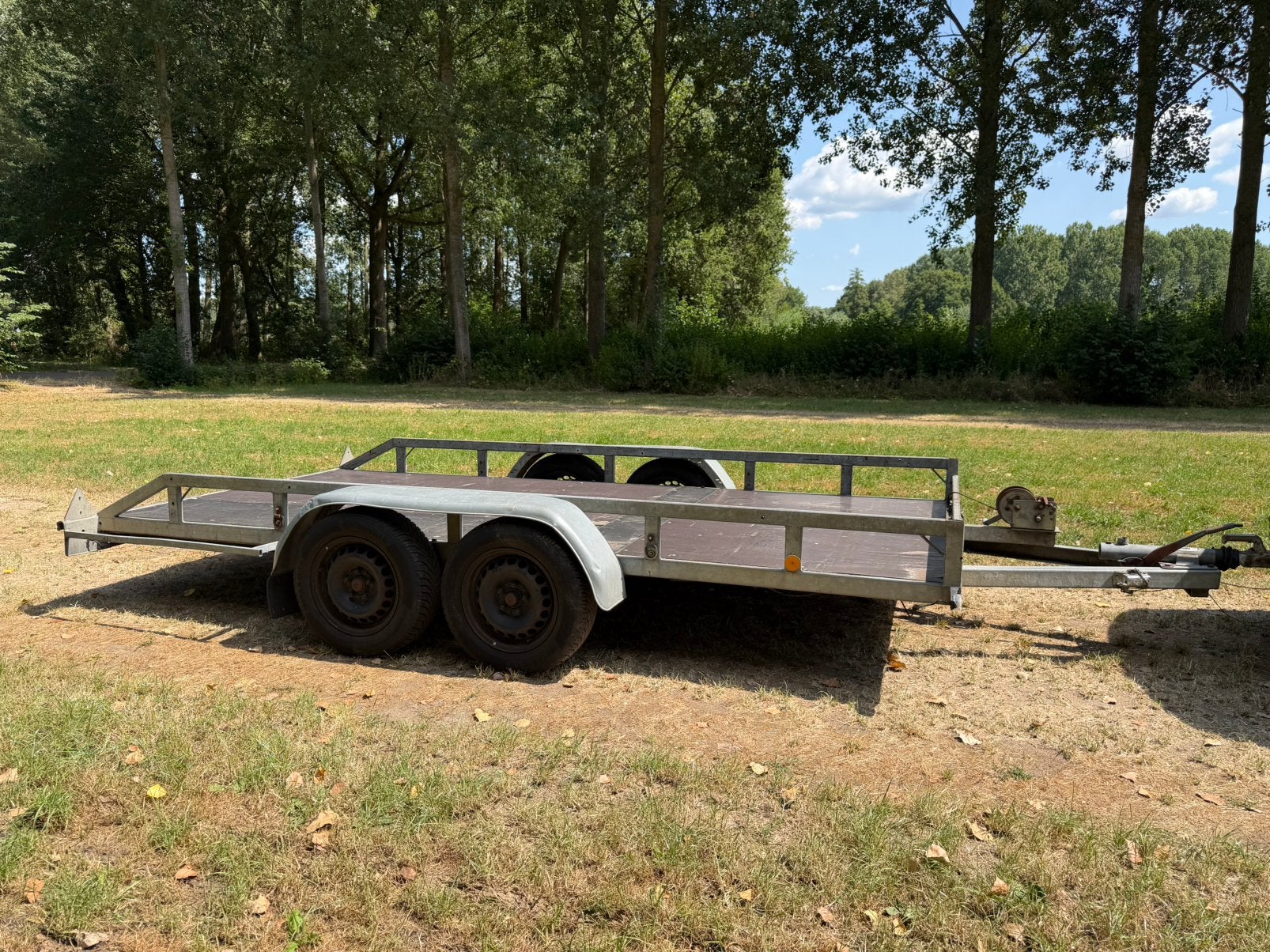 Henra autoambulance Autotransporter aanhanger met rijplaten, Ophalen, Zo goed als nieuw, Overige typen, 80 kg of meer