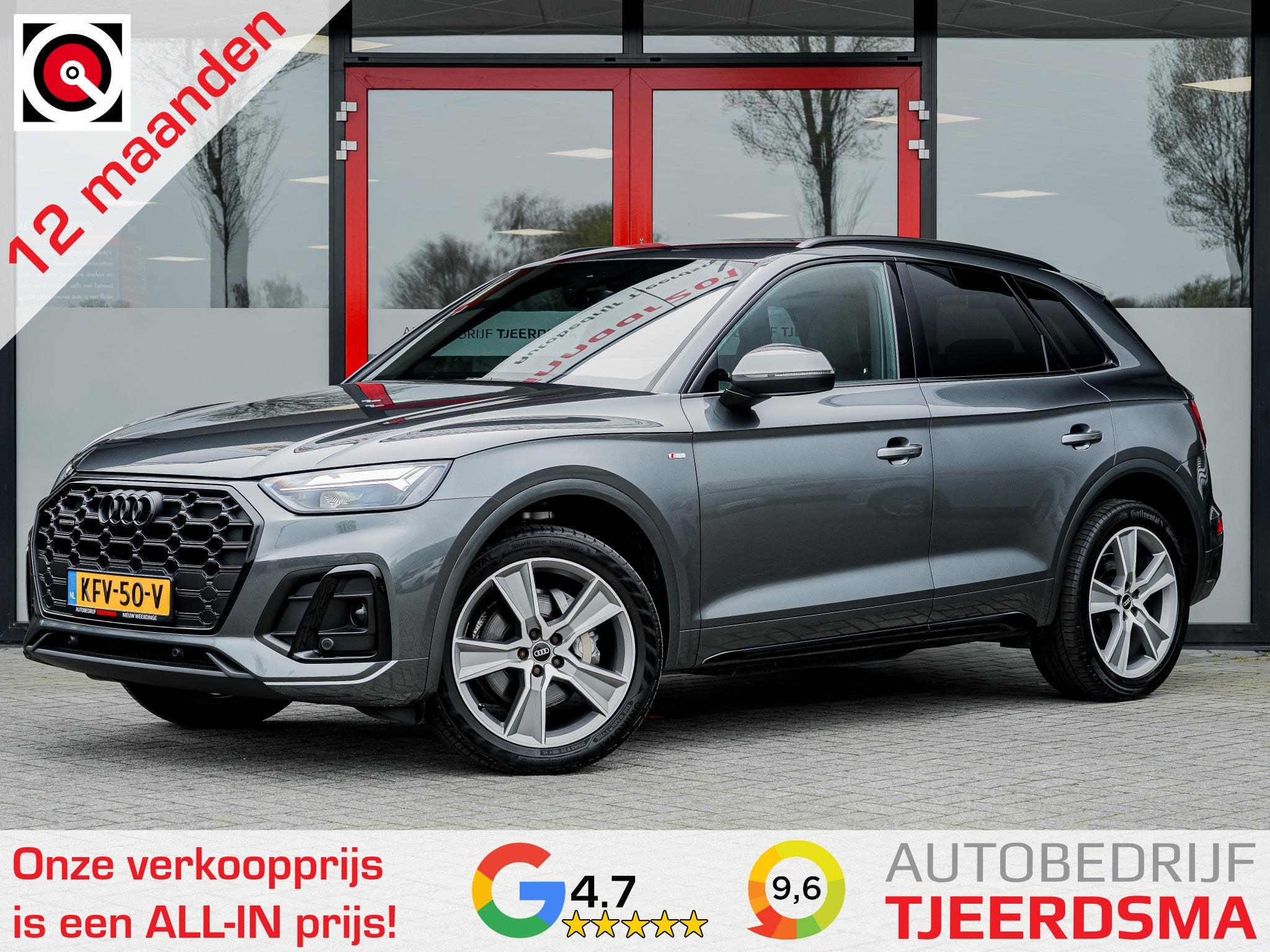 Audi Q5 40 TDI quattro S edition | 3x S-Line | Stoelverwarmi, Auto's, Automaat, Stof, Gebruikt, 4 cilinders