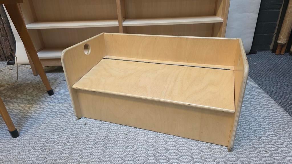 vintage schoolbankje van Van Dijk Toys, Ophalen, Huis en Inrichting