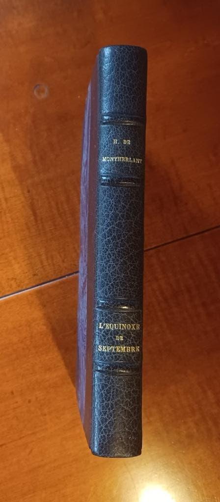 Henry de Montherlant - L' équinoxe de septembre, Boeken, Ophalen of Verzenden, Zo goed als nieuw