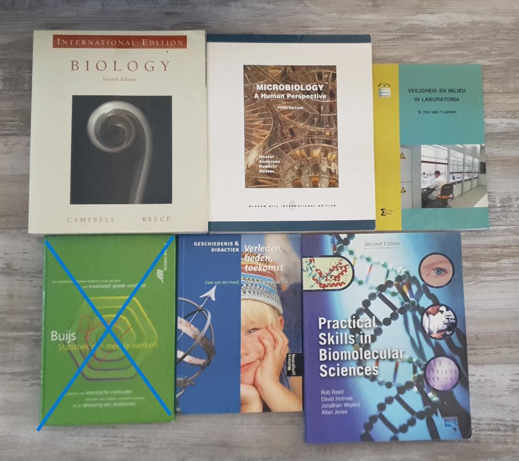 BML + pedagogie. 6x; Microbiology/Buys/PracticalSkills/etc, Ophalen of Verzenden, Beta, Zo goed als nieuw, HBO