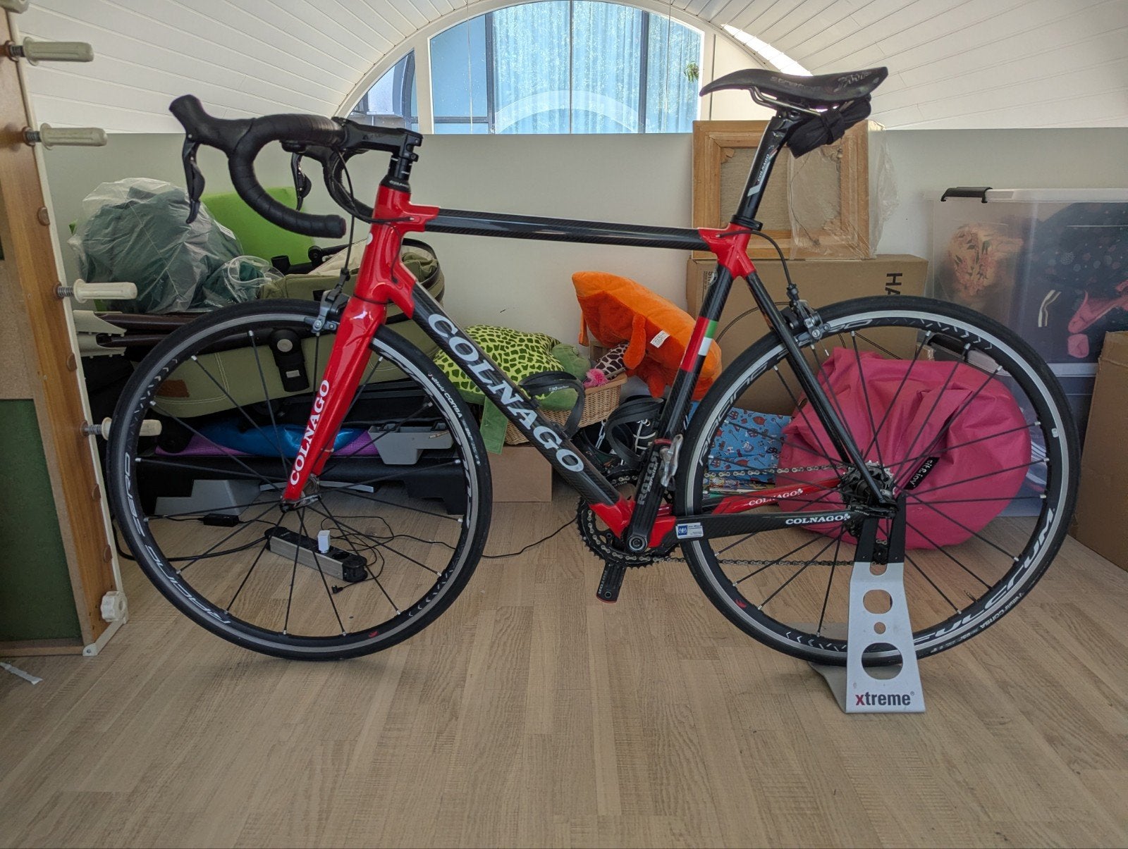 Colnago C60 Ultegra Di2 racefiets met Rotor vermogensmeter, 28 inch, Gebruikt, Carbon, 57 tot 61 cm