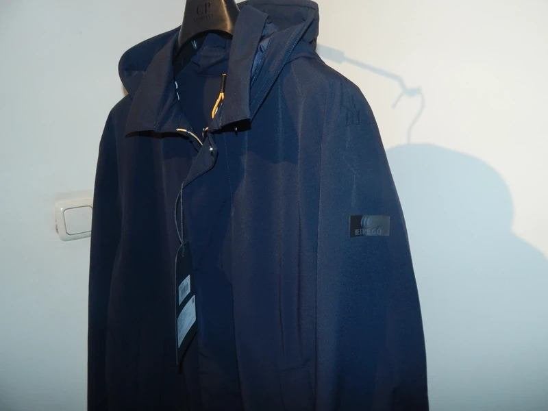 Hetrego mooie parka look jas donker blauw Nieuw mt 54, Kleding | Heren, Jassen | Winter, Hetrego, Maat 52/54 (L), Nieuw, Verzenden