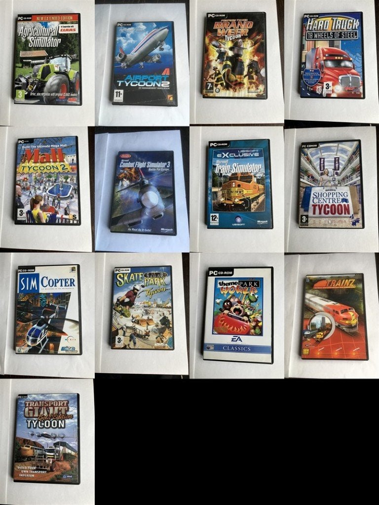 simulator PC GAME (13 stuks) diverse partij OOK PER STUK, Spelcomputers en Games, 1 speler, Ophalen of Verzenden, Zo goed als nieuw