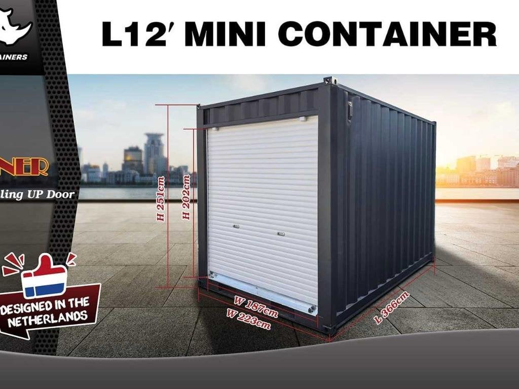 12ft, 14ft of 20ft Zeecontainer met roldeur‼️