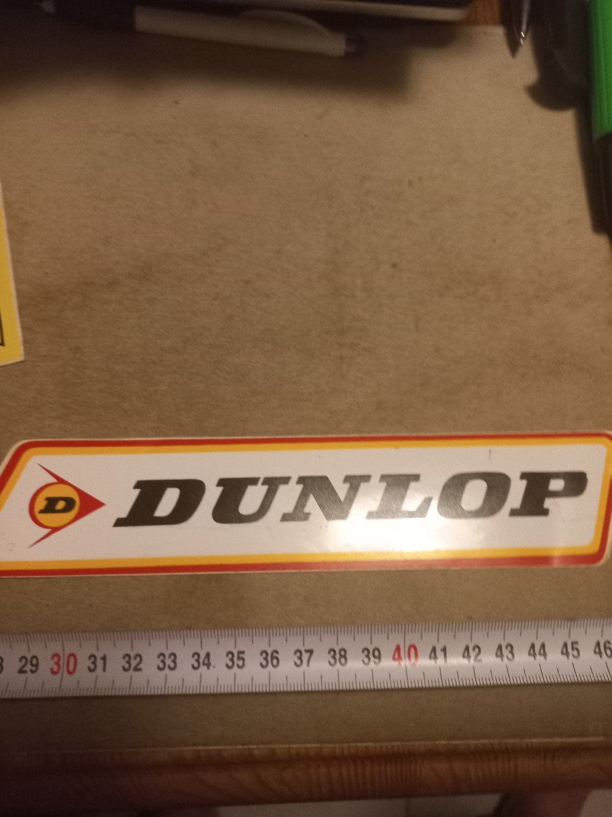 Vintage Dunlop sticker - Zeldzaam verzamelobject, Ophalen of Verzenden