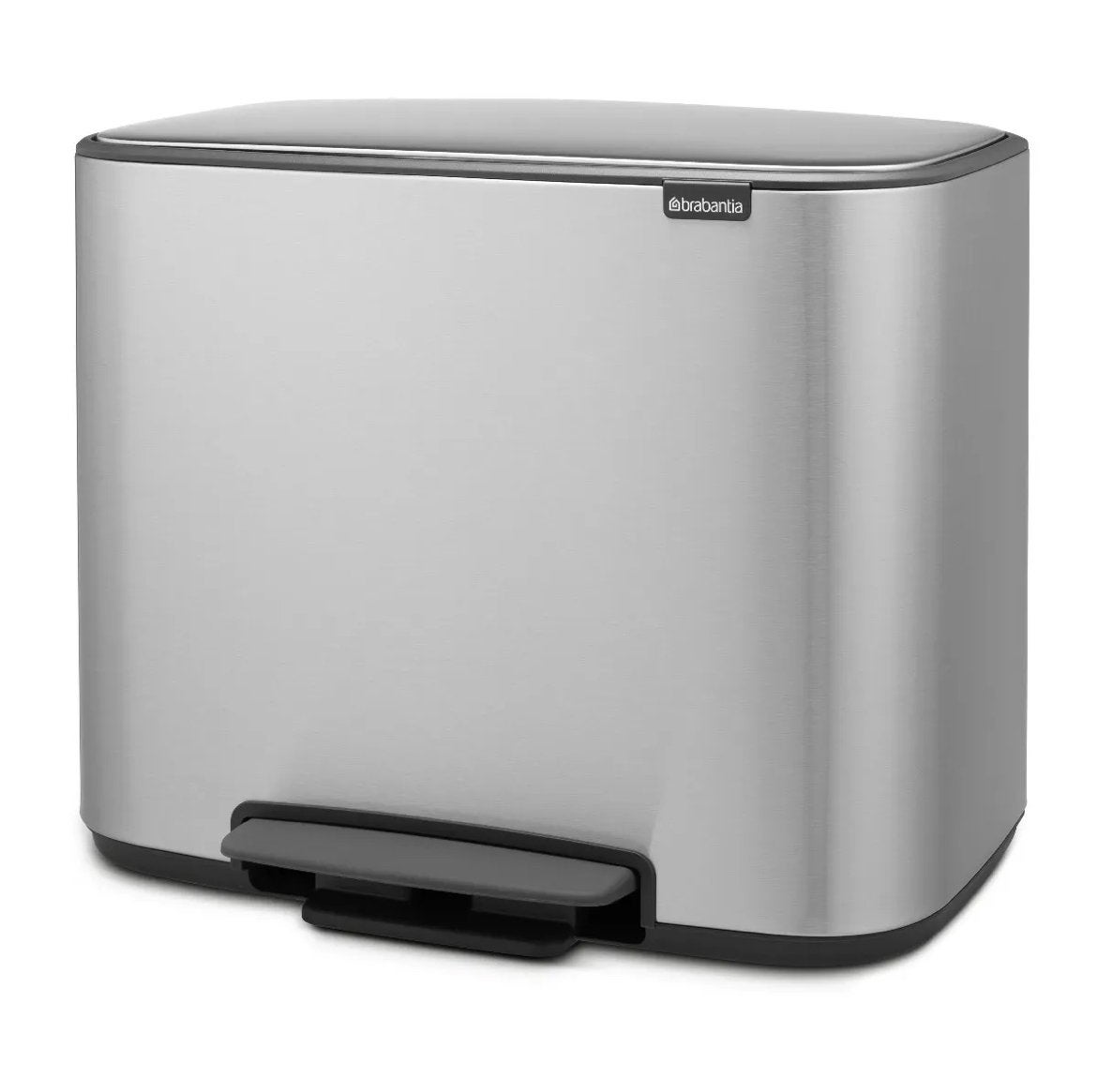 Brabantia Bo Pedaalemmer 36L - Stijlvol en Functioneel, Gebruikt, Met pedaal, Ophalen of Verzenden, Rvs