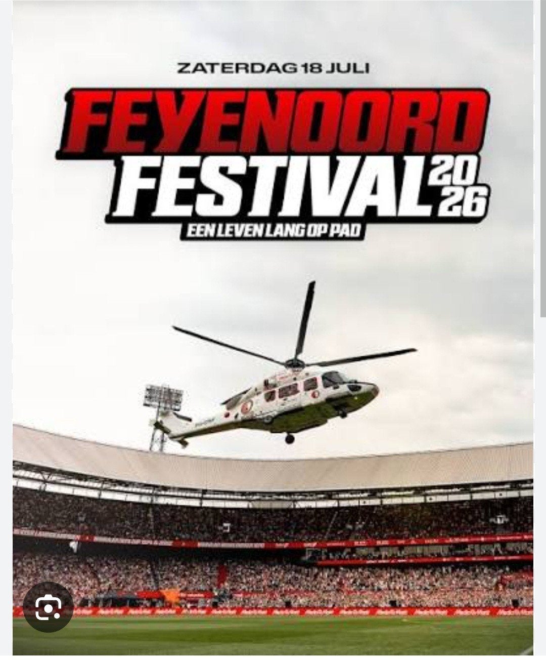 2 tickets Feyenoord festival groene zijde, Twee personen