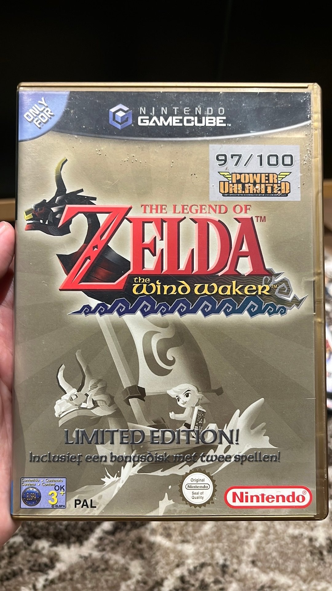 The Legend of Zelda: The Wind Waker Limited Edition, Overige kleuren, Verzenden, Zonder controller, Gebruikt