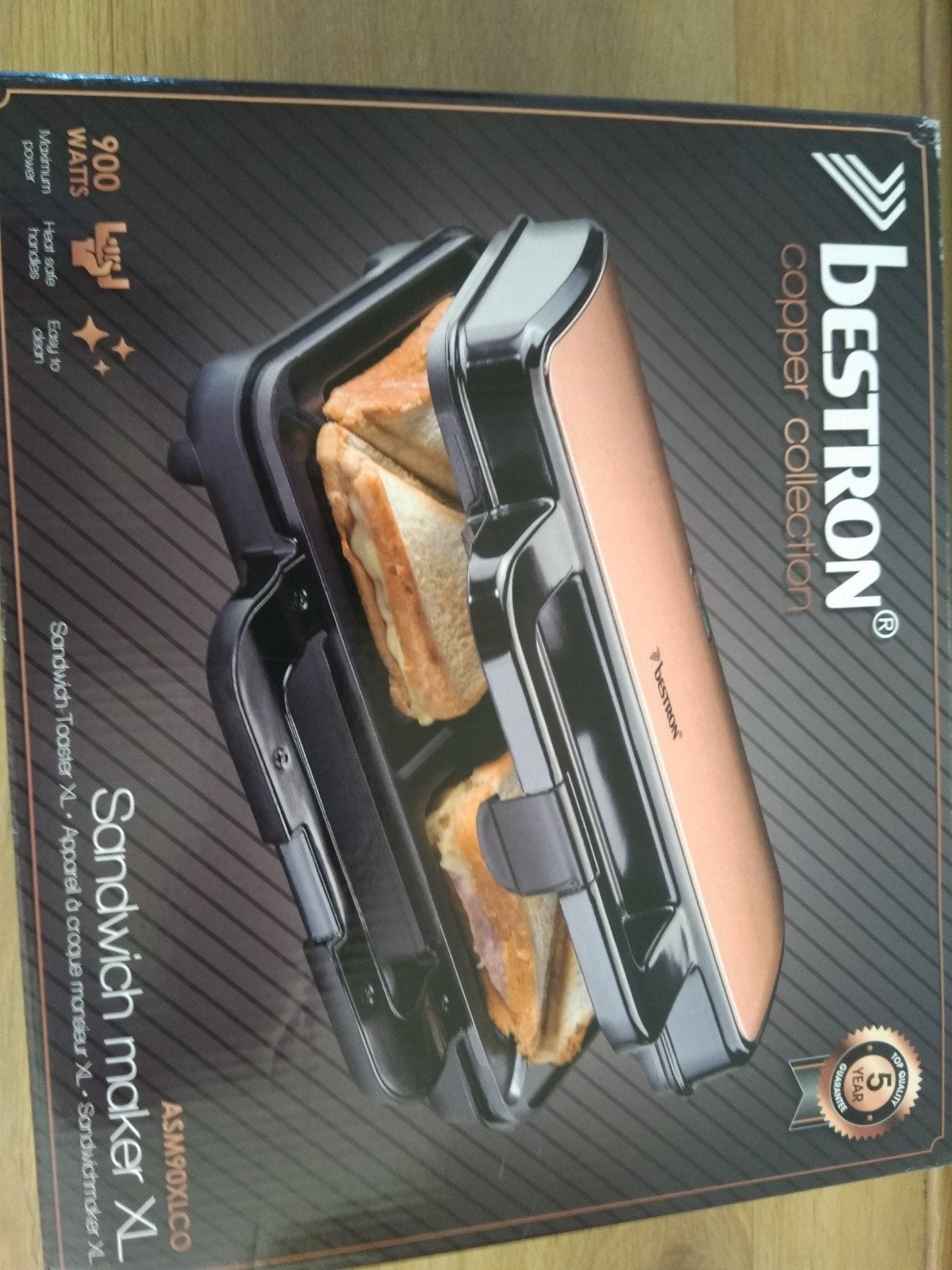 Tosti apparaat nieuw, Ophalen