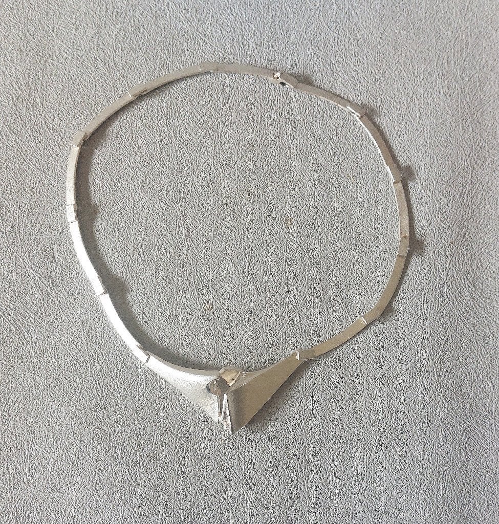 Zweeds zilveren choker Lapponia, Sieraden, Tassen en Uiterlijk, Ophalen of Verzenden, Gebruikt, Zilver, Zilver