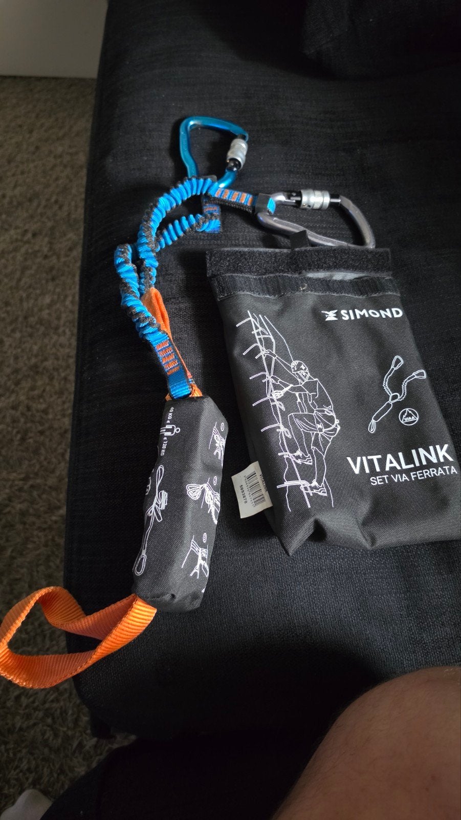 Via Ferrata Set, Ophalen of Verzenden, Zo goed als nieuw, Klimsport-accessoire