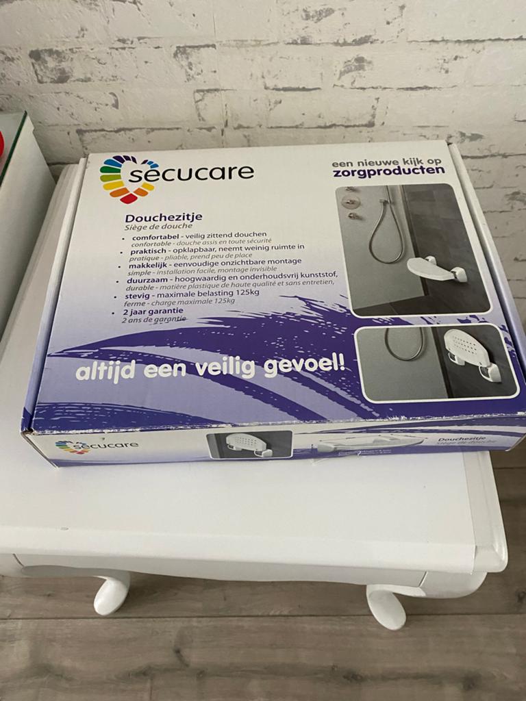 Secucare Douchezitje Inklapbaar - Nieuw in doos, Ophalen of Verzenden, Nieuw, Overige typen