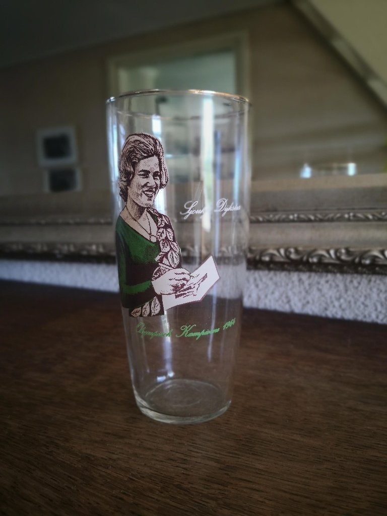 verzamelen curiosa schaatsen sjoukje dijkstra bierglas, Ophalen of Verzenden
