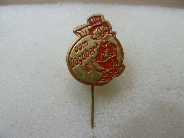 Vintage Oom Dagobert Speldje - Disney Pin, Verzamelen, Ophalen of Verzenden, Gebruikt, Figuurtje, Speldje of Pin