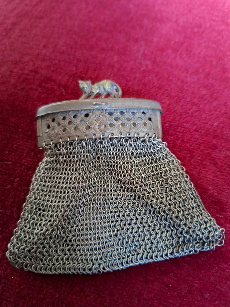 Antiek Malienkolder, Ophalen of Verzenden, Zilver
