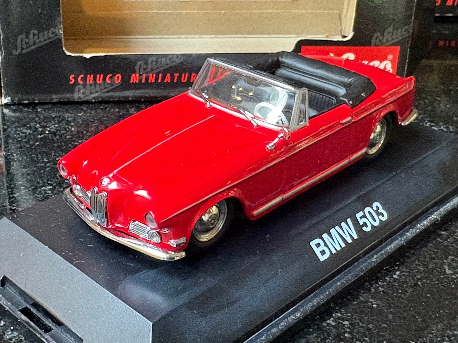 BMW 503 Cabriolet 1:43 Schuco, Hobby en Vrije tijd, Ophalen of Verzenden, Zo goed als nieuw, Auto, Schuco
