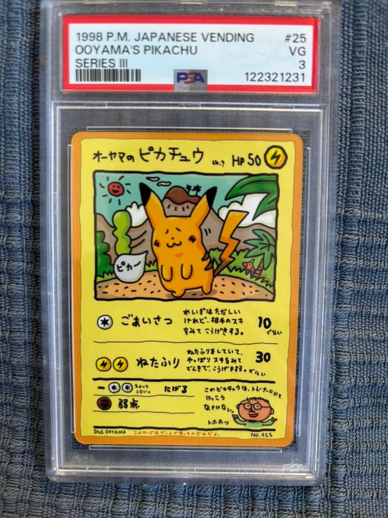 Ooyama’s Pikachu PSA 3, Ophalen, Zo goed als nieuw