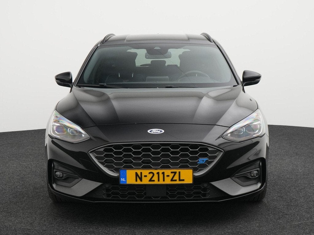 Ford Focus Wagon 2.3 EcoBoost ST-3 280PK Handgeschakeld! | A, Auto's, 12 maanden, Euro 6, 4 cilinders, Leder en Stof