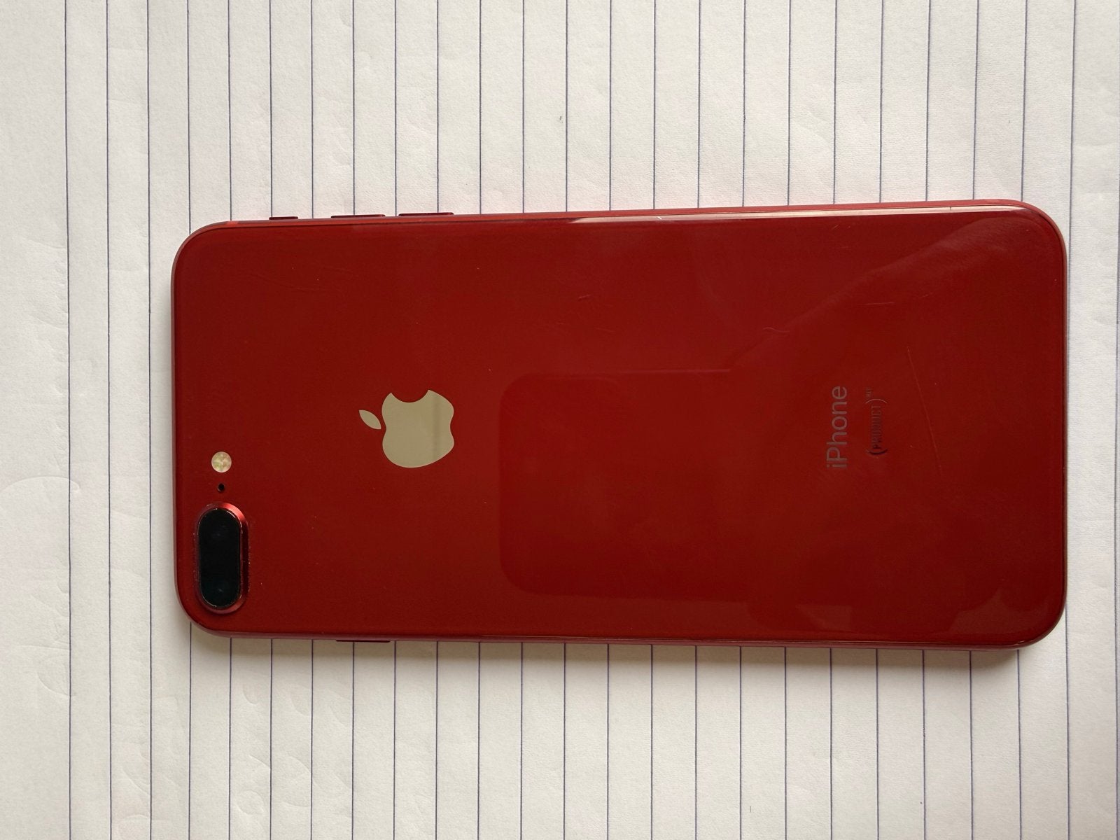 iPhone 8 Plus - Scherm beschadigd, Telecommunicatie, Ophalen of Verzenden, Niet werkend, Rood, IPhone 8 Plus