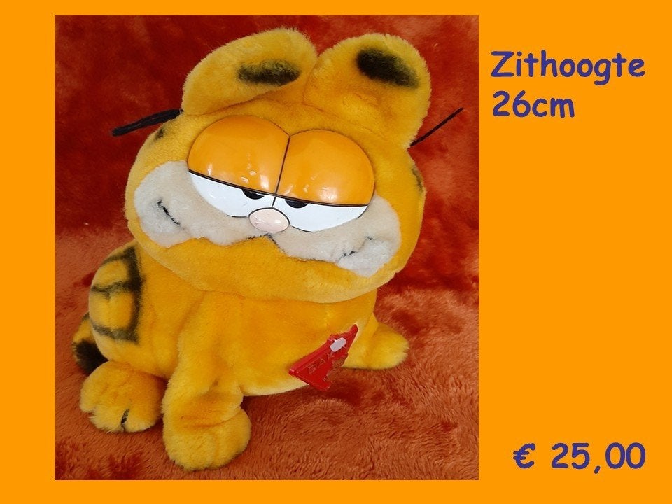 Diverse Garfield knuffels, wenskaarten, sokjes, stickers ea, Ophalen, Garfield, Zo goed als nieuw, Overige typen