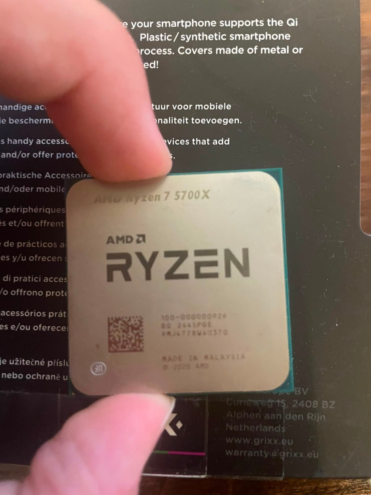 AMD Ryzen 7 5700X Processor - Zo goed als nieuw, Computers en Software, Processors, Zo goed als nieuw, 8-core, 3 tot 4 Ghz, Ophalen