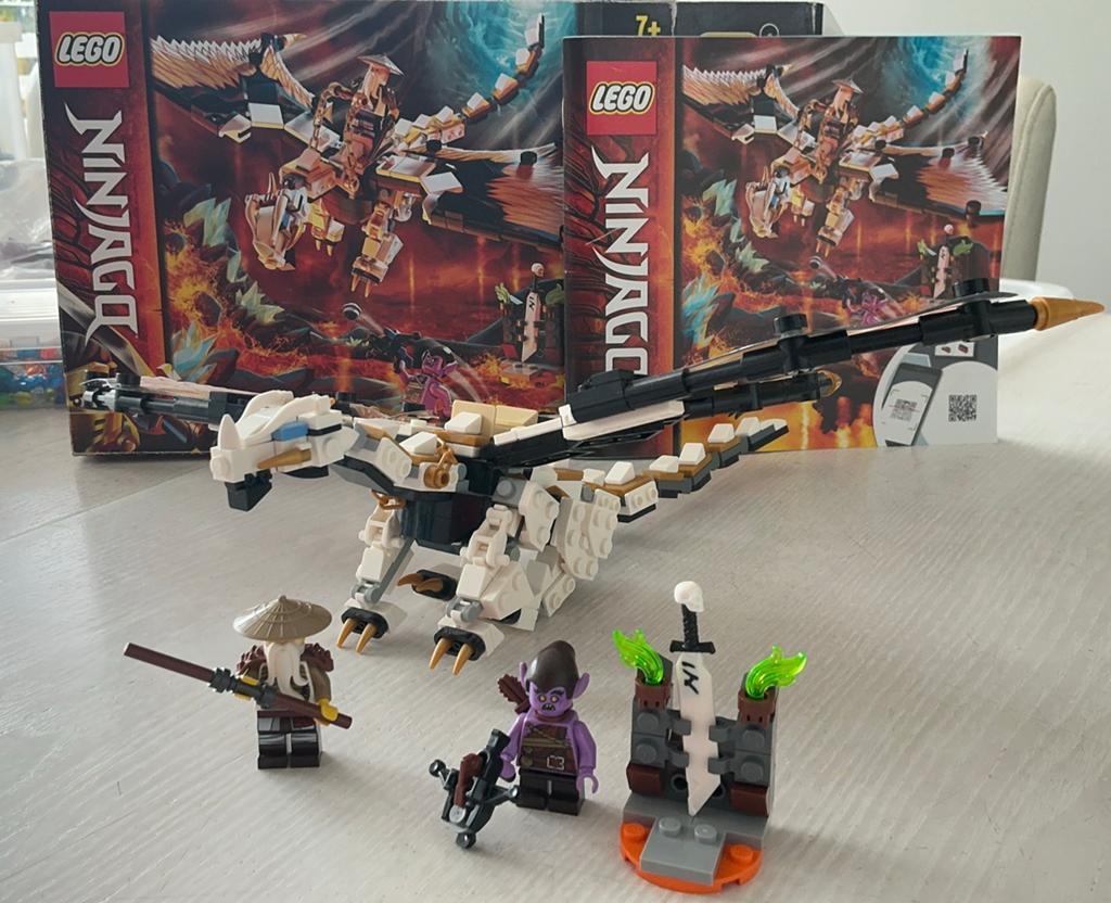 LEGO NINJAGO Wu's Gevechtsdraak - 71718, Ophalen of Verzenden, Zo goed als nieuw